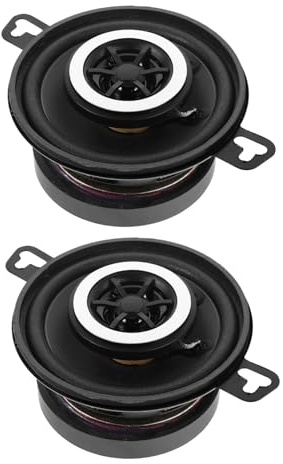Lurrose 2pezzi Altoparlanti Per Auto Da Coassiali Vie Tweeter Cupola Alta Efficienza Accessori Per Impianto Stereo Auto Per Migliorare Audio Durante i Viaggi