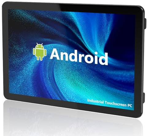 NORQIN Panel PC Táctil Industrial 27 Android 11,Computadora Todo En Uno,Tableta Multi-Táctil Capacitiva,Pantalla Frontal IP65,WiFi,BT,Puertos HDMI/USB para Quioscos y Fábricas(4GB RAM,32GB SSD)