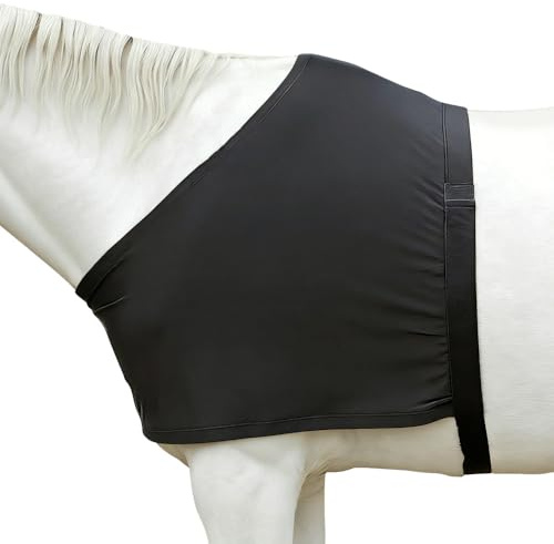 Horse Shoulder Guard, Breathable High Elastic Horses Chest Guard Adding Comfort Avoid Chafing for Outdoor Riding, Training, Grooming, Stable Use