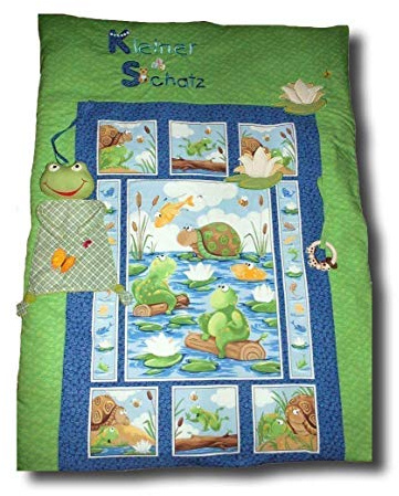 Babydecke Krabbeldecke Spieldecke groß Bettwäsche Kinderbett