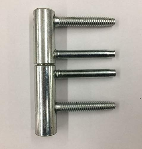Effedielle Cerniera regolabile AGB TOP da 20 a quattro perni, finitura zincata lucidata argento, diametro 20 mm, 4 fori, 4 Count