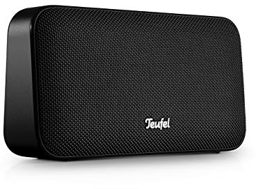 Teufel Motiv GO Bluetooth Speaker - Wasserdichter Tragbarer Lautsprecher für draußen mit Langer Akkulaufzeit (16 h), Mikrofon, Sprachsteuerung, Wireless Musikstreaming, Party Modus - schwarz