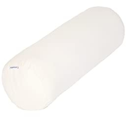 yogawood Yogabolster Kapok lang in der Farbe: Sand, Maße: L 76 X Ø 23 cm (13 cm länger als Bolster klassisch)