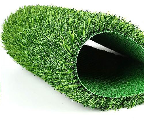 Kunstrasenteppich Rasen, Kunstrasen Rasenteppich für Garten Balkone Terrassen Wintergärten - Höhe: 3 cm, Grün (0.6x7.3m/2x24ft)