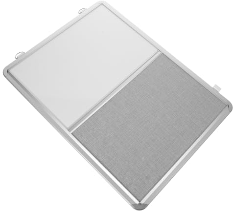 EXCEART Hängende Pinnwand aus Aluminiumlegierung und Filz mit Memohalterung für Zuhause und Büro Wiederverwendbares Whiteboard zum Aufhängen und Organisieren