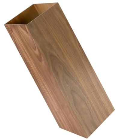 Zerodeko Wooden Umbrella Stand for Entryway Decorative Umbrella Storage Bucket Black Walnut Finish Space-saving Design Suitable for Home and Hospitality