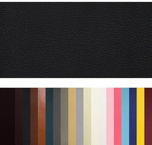 Pelle Adesiva per Riparazioni, 1 Pezzi 20 * 30cm Pelle Adesiva Riparazioni, Ecopelle Adesiva per Tappezzeria, WG-nero Ecopelle Toppa Autoadesiva Per Tappezzeria, Borsa In Pelle, Sedile Auto