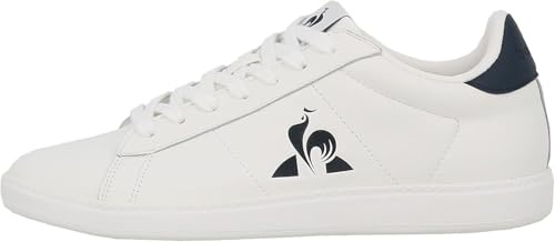 Le Coq Sportif Courtset Baskets Homme - T. 44 - Optical White/Dress Blue