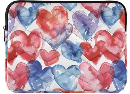Modello Splash Ink Color Love Laptop Sleeve Case Notebook Computer Cover Valigetta Tablet Laptop Bag per 13-14 pollici