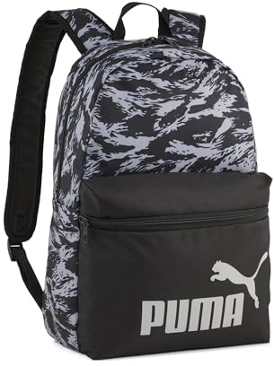 Puma Phase Aop Backpack Mochila, Negro Y Gris Echo-camou, Talla única Unisex adulto