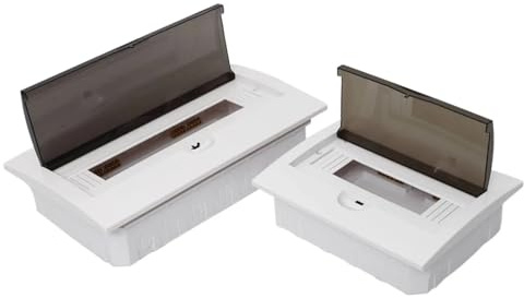 JIANGFAN 4 6 8 10 12 15 18 24 Ways Surface Mounted Circuit Breaker Electric Distribution Protection Box(Junction Box 8ways,Flush Mount)