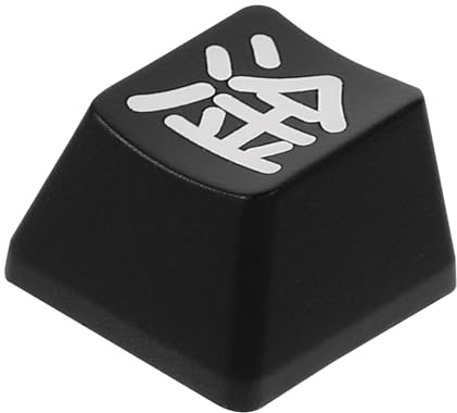 jojofuny STK Tastenkappe handsense maschinenschalter Gaming Keyboard Keyboards Mechanische Tastatur durchsichtige Taste Klavier Schoß Kappen für Computertastaturen Tastaturzubehör Abs Black