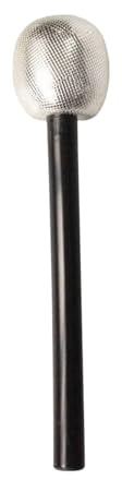Nixiara Accessoires de Microphone simulés - Toy, Faux Outil de Chant | Léger - Accessoire de Performance pour Anniversaire, Cosplay, Musique, karaoké, Accessoire Amusant pour Les Amis des et