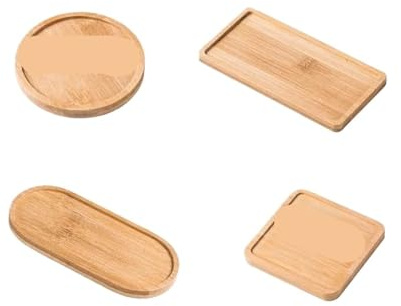 silicone tray, Bandeja de madera de bambú for botellas, 1/2/4 unidades, ovalada y rectangular, organizador for baño, ducha, gel, champú, almacenamiento de joyas y exhibición.,for bathroom accessories