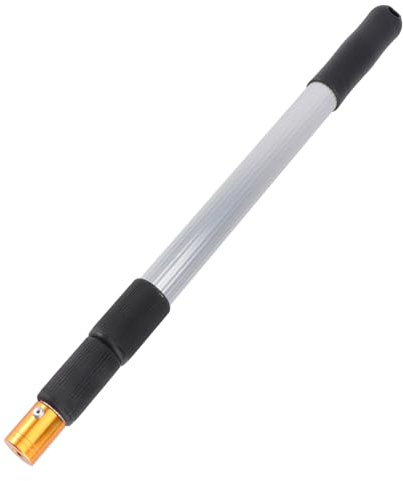 Tofficu Ramasse-Noix Télescopique en Aluminium 3 Sections roulettes, Panier Anti-déformation, Outil Multifonction pour Jardin, Cueilleur de Fruits Portable, Ramasseur Pratique pour