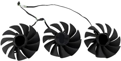 FULIMEI CF9015H12S Compatible for ZOTAC GeForce RTX 3070 3080 Ti 3090 AMP Holo carte graphique ventilateur de refroidissement 87mm nouveau 4PIN GPU refroidisseur RTX3080(3-Fan)