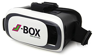 JAMARA J-Box 423156 Lunettes de réalité virtuelle 3D pour Smartphones avec écran divisé, 3,5-6 Pouces Moins de 154 x 82 mm