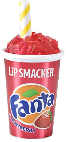 LIP SMACKER - Cup Lip Balm, Fanta Strawberry - 0.26 oz. (7.4 g)