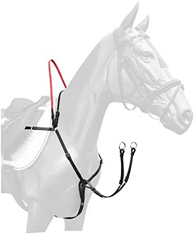 WALDHAUSEN Vorderzeug mit Sicherheitszügel Secutrust, PON, schwarz