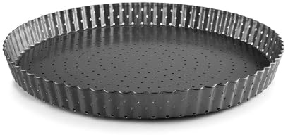 IBILI perforiert Crous Tortenform, 28 cm, Stahl, schwarz, one Size