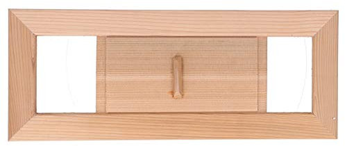 HERCHR Cubiertas de ventilación de Madera, Rejillas de ventilación para Accesorios de Sala de Vapor de Sauna, 13.4 x5.1 en