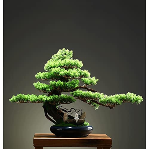 FAMoUsGoods Handmade Small Fake Plants Desk Decor Artificial Bonsai Tree For Home Office Wall Book Shelf Decor Fake Plant