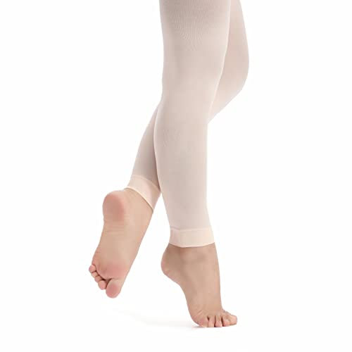 tanzmuster Ballettstrumpfhose Damen - Nina - ohne Fuß - Ballett-rosa Größe S - rosa Strumpfhose/Leggins fürs Ballett - Ballettkleidung für Erwachsene