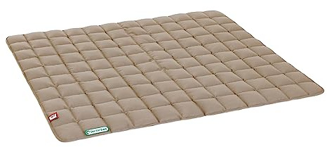 Doctor Bark Hundedecke – weiche, hochwertige Hundematte für große Hunde, robuste Indoor-Outdoor Liegedecke, waschbar bis 95 °C (Gr. XL, 120x100 cm, Goldbraun)