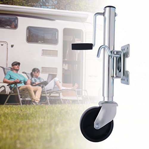 banborba Schwerlast Stützrad Trailer Bugrad, 1200LB Stützrad Schwerlast PKW Anhänger Rad Stützrad Mit Metallfelge für PKW Anhänger Stützlast