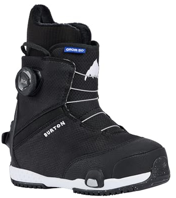 Burton Grom BOA Botas de snowboard para niños (11C, negro)