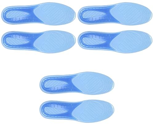 Healeved 3 Paar Langlebige Sport-einlegesohlen Atmungsaktive Gel-einlegesohlen – Mit Verdickten Schuhpolstern Für Männer Und Frauen Größe 35–42 Bequeme Passform