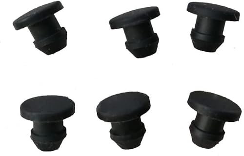 Rubber Seal Hole Plugs, Drill Hole Cover Caps, Rubber Seal Hole Plugs,Dust plug,Closing Plug,10Pcs Black Solid Silicone Rubber Caps T Type Plug Cover Snap-on Gasket Blanking End Seal Stopper 2.5mm-14m