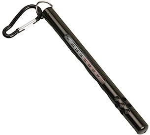 Beaupretty Tragbares Angler-wasserthermometer Mit Präziser Fahrenheit-skala Metallgehäuse Integrierter Karabiner Und Clip Für Fliegenfischen Und Outdoor-wassertemperaturmessung