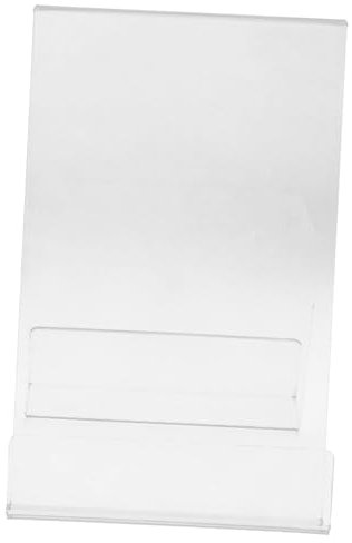 Artibetter Transparente Acryl-bücherständer Smartphone-halterung Verstellbar Stabiler Tischständer Für Bücher Handys Eleganter Desktop-bücherregal Für Zuhause Büro Hochwertiges Design