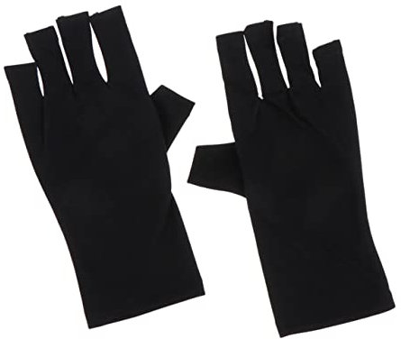 MUSISALY Uv-handschuhe für Gel-nägel Uv-schutzhandschuhe Leicht und Atmungsaktiv für Maniküre und Nageldesign gegen Uv-strahlung