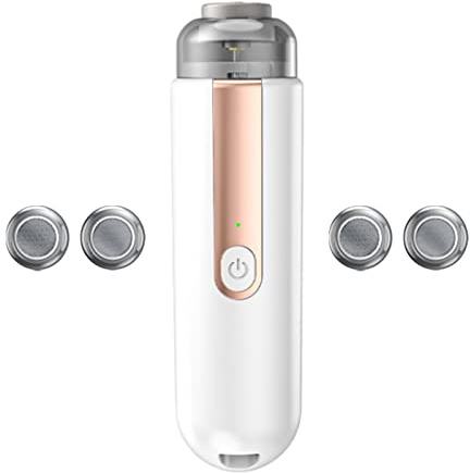 perfeclan Lima elettrica per la rimozione del dei piedi con indicatore LED per donna Uomo Rimuove la pelle morta screpolata Smerigliatrice per, 4 teste di ricambio