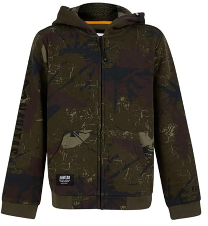 Navitas Identity Camo Kids Zip Hoody - Carp Fishing Outdoor Camping Clothing (UK, Age, 13 Years, 14 Years, Regular, Camo)