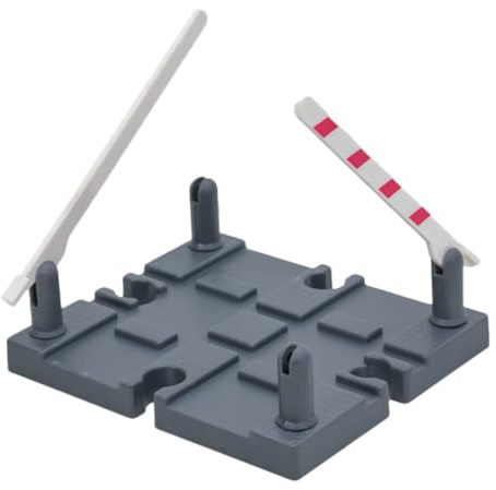 TOBBOMEY Train Track Accessory Railing Barrier for Railway Scene Station Platform Model Simulation Roadblock for Car Transport Plaything and Train Track Accessories Safe and Sturdy