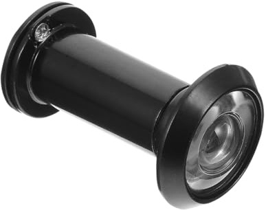 COLLBATH Adjustable Door Viewer with Privacy Cover for Home Security Wide Angle Peephole Zinc Alloy and Brass Construction Anti-Theft Protection for Front Doors Easy Random Color