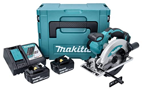 Scie circulaire 18V LXT Ø165 mm (2x5,0 Ah) en MAKPAC - MAKITA DSS610RTJ