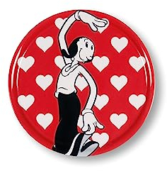 Excelsa Olivia Plato de Pizza, Porcelana, Rojo, 31 cm