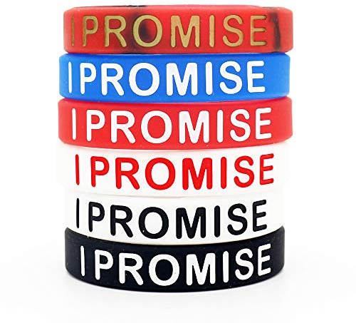 Basketball J-ames Gleichen Absatz I Promise Armband Sport Silikon Armbänder 6 Stück
