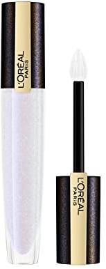 L'oreal Rouge Signature Metallic Liquid Lipstick – 210 Weißgold, 6 Stück
