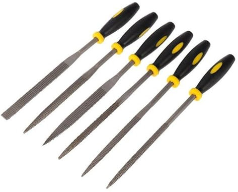 Housoutil Juego De 6 Uds De Limas De Metal Limas De Madera Escofinas De Madera Relleno De Madera Lima De Madera Herramienta De Escofina De Madera Mini Archivo Pequeño