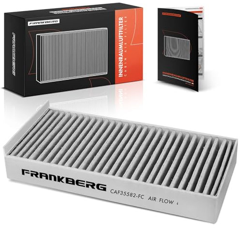 Frankberg Innenraumfilter Pollenfilter mit Aktivkohlefilter 64316835405 | Kompatibel mit 2 Active Tourer Van F45, X1 F48, M.i.n.i Cabriolet F57, 2 Gran Tourer Van F46, 2 Gran Tourer F46, 1er F40