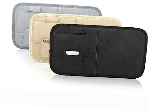 CHILDWEET Auto-brillenklemme Für Sonnenblende Clip Zum Aufbewahren Von Brillen Kartenhalter Cd-organizer Passend Für Auto Suv Lkw