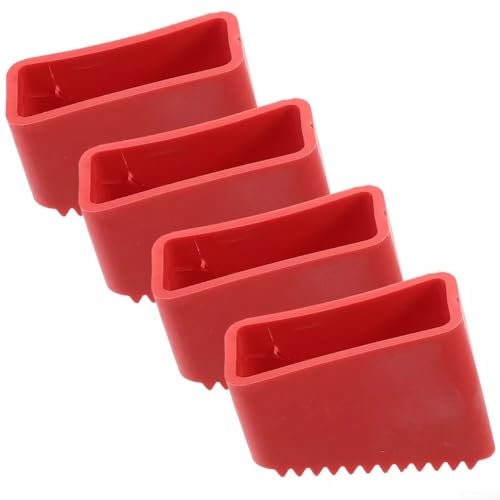 Oniissy 4 Pcs Rubber Ladder Feet Replacement Covers Foot Protectors for Tile Floors,Rubber End for Step Ladder Foot Tubesca Tip,Ladder Rubber Feet Mat Safety Cover Bumper Replacement Kit