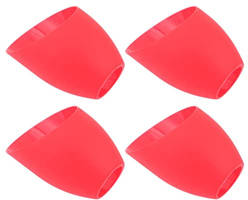 DOITOOL 4pcs Plastic Horseshoe Lamp Cover Table Lamp Shade Wall Shade Replacement Home Decor