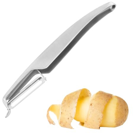Pelapatate - pelafrutta multifunzionale manico antiscivolo affettatrice in acciaio inossidabile | lama ultra-affilata pelatura design ergonomico leggero utilizzo efficiente per cucina cottura p