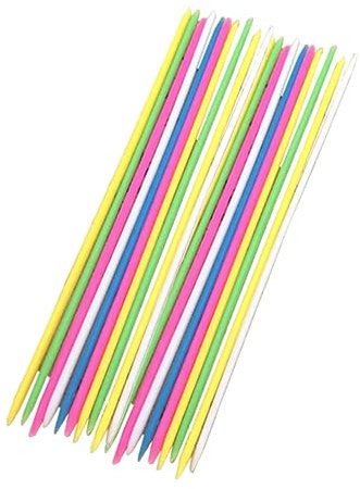 HEALSOPTHY 30stücke Teiliges Farbige Pick-up Sticks Spiel Eltern-Junge Mädchen Spiel Für Altersgruppen Fördert Die Hand-Augen-koordination Und Kreative Denkfähigkeit Für Spielabende Und